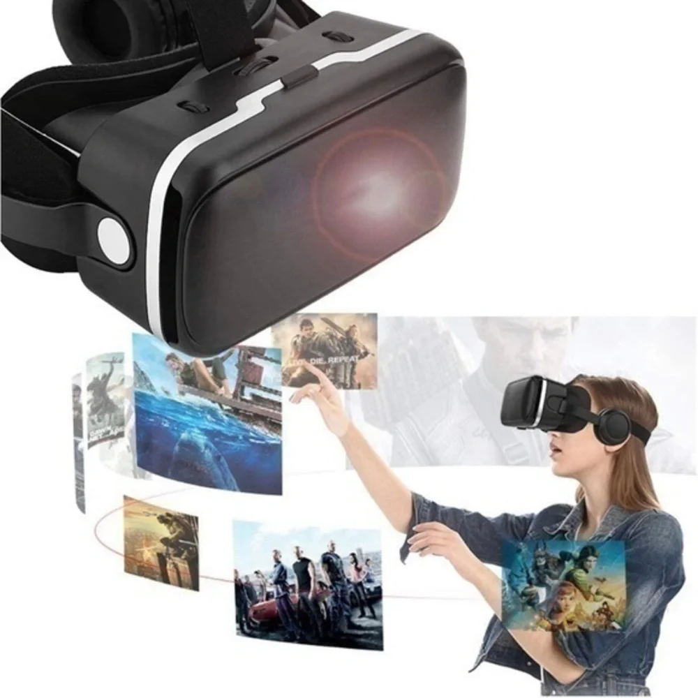 VR Goggles Headset for Home for Watching 3D Movies Games